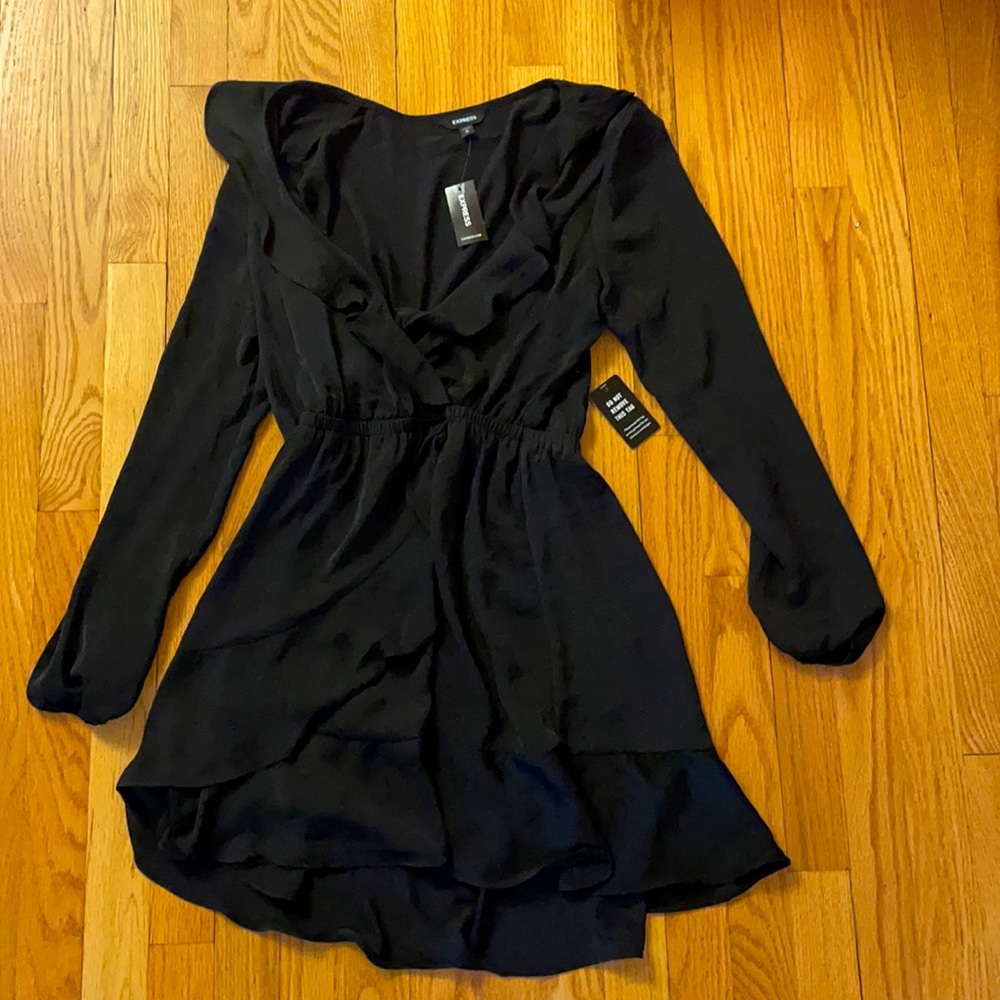 Black Express Silk dress